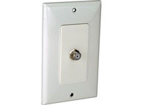Orbit DWJ-F-W DECORATIVE WALL JACK 1-F CONNECTOR WHITE