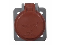 Cooper Eaton E1016SC-31 E1016 Snap Back Receptacle Cover NEMA 3R Brown MTS