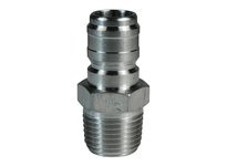 Dixon E12M12 E-Series Straight Through Male Threaded Plug | Durable & Reliable
