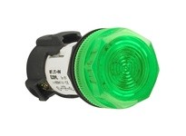 Cutler Hammer E22HL3X4 Pushbutton 22.5 mm Non-metallic Heavy-Duty Green LED MONOBlock 24V AC/DC