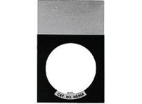 Cutler Hammer E22NS36 Accessory Legend Plates Blank - Black | E22 Series