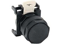 Cutler Hammer E22PB1 Switch part Pushbtn operator 25mm Black btn Flush Mom 22mm mnt