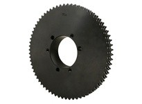 E50SF68 Triple Roller Chain Sprocket QD Bushed
