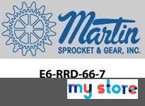 Martin E6-RRD-66-7 66" Belt Wide CEMA E Return Rubber Disc Assembly | YarinInd