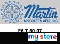 Martin E6-T-60-07 60" BELT WIDE CEMA E STEEL ROLLER
