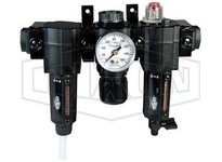 DIXON E72-2M-MB 1/4 FRL Combo Unit Man Drain Metal | Industrial Supplies