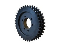 E80F68 Triple Roller Chain Sprocket QD Bushed