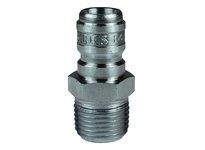 Dixon E8M8-S E-Series Straight Through Male Threaded Plug