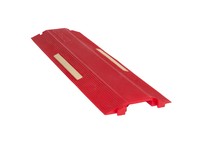 Elasco ED1010-R-GLOW Single Channel 1" x 4" Red GLOW | Durable Cable Protector