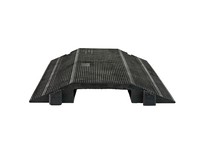 Elasco ED8200-BK Single channel 1 3/5" x 7 1/2" black