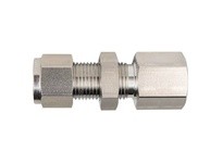 Mako EFCB-6-4N Bulkhead Female Connector 3/8"T X 1/4"F NPT - 316 Stainless Steel