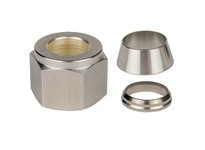 Mako EFNS-6 3/8" Double Ferrule & Nut Set - 316 Stainless Steel | YarinInd