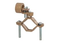 NSI EG-8 GROUND CLAMP 1.25 - 2 WATER PIPE 3/4 CONDUIT HUB 2/0 GROUND MAX