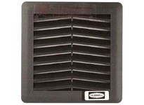 WIEGMANN EG44B N12 Exhaust Grille w/G3 Filter 4.2x4.2 Black | Industrial Supplies
