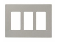 Cooper Eaton 9523SG Wallplate Aspire 3G Deco Screwless | Quality Supplies