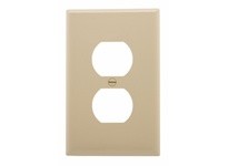 Cooper Eaton EM93101 Wallplate 1G Duplex EMERGENCY | Durable Stainless Steel