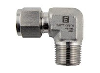 Mako EME-4-8N Male Elbow 1/4"T X 1/2"M NPT - 316 Stainless Steel | YarinInd
