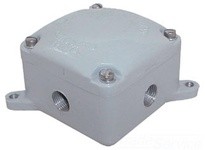 RAB EXB1-3/4 EXPLOSION-PROOF JUNCTION BOX 4 HUBS 3/4 COVER 1/2 HUB