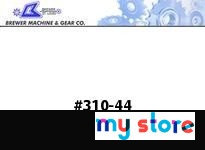 BREWER #310-44 GEAR RACK ASSEMBLY W/44LB SPRING