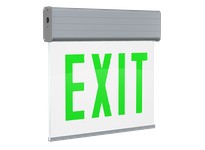 RAB EXITEDGE-1GWP/E Edge-Lit Exit Sign 1-Face Green Letters | YarinInd