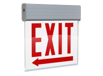 RAB EXITEDGE-1WPLACH/E Edge-Lit Exit Sign 1-Face Left Arrow | Chicago Battery