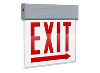RAB EXITEDGE-1WPRACH Edge-Lit Exit Sign 1-Face Right Arrow | YarinInd