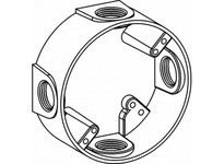 Orbit EXR50-4 4 ROUND W/P EXT. BOX 4 1/2 HUBS | YarinInd