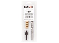 E-Z LOK EZ-400-4 Threaded Insert Installation Kit for Hard Wood - Brass | Durable & Reliable