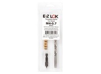 E-Z LOK EZ-400-M4 Threaded Insert Installation Kit for Hard Wood - Brass - M4-0.7