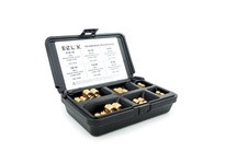 E-Z LOK EZ-A400 Threaded Insert Assortment Kit for Hard Wood - Brass | High Quality Inserts