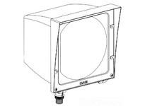 RAB EZF42QT EZ Flood 42W CFL QT + Lamp Bronze