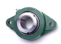 DODGE 064472 F2B-GTM-204 2 1/4 BORE2-1/4" bore 2-Bolt Flange Ball Bearing with Grip Tight locking used in General Purpose applic