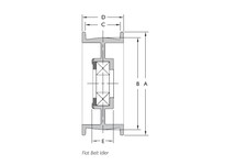 Fenner Drives F4B6280 6.28" 4 5V BACK SIDE PULLEY