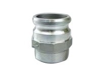 Jason Industrial F600SS, 6" Size Part F Male Adapter x Male Thread Cam and Groove Coupling