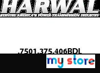 Harwal .7501.375.406BDL .750 x 1.375 x .406BDL NBR