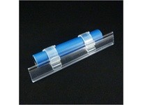 Fastube FA600 1.25" x 6" Label Holder (Includes Clips for Mounting)