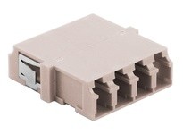 Hubbell Wiring FALCQSC6BE FIBER ADAPTLC QUADSNAPMT | YarinInd