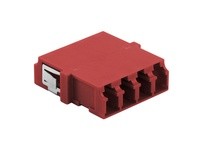 Hubbell Wiring FALCQSC6R FIBER ADAPT LC QUAD SNAPMT ZIRC 6/PK RD
