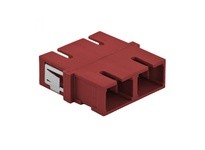 Hubbell Wiring FASCDMC6R FIBER ADAPT SC DUPLX SNAPMT P-BZ 6PK RD