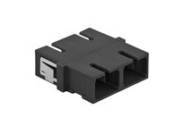 Hubbell Wiring FASCDSC6BK Fiber Adapt SC Duplex Snap | YarinInd