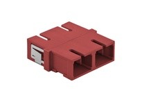 Hubbell Wiring FASCDSC6R FIBER ADAPT SC DUPLX SNAPMT ZIRC 6/PK RD