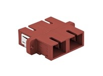 Hubbell Wiring FASCDSS6R FIBER ADAPT SC DUPLX SCRMT ZIRC 6/PK RD