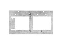 Hubbell Wiring FB10MPNEMA2XG 5-G Plate 2/2G Nema Openings w/Divider