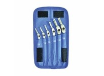 Bondhus 00015 Set 6 Chrome Torx Hex Pro Wrenches T25-T50 with Pouch in Box