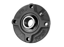 PTI FCF210-50UMM Piloted 4-Bolt Flange Bearing-50mm FCF 200 Silver Series - Normal Duty