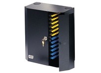 Hubbell Wiring FCW12SP FIBER WALLMNT CAB 2DR HLDS 12 FSP 72P