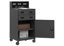 Durham FED-2023-95 MOBILE SHOP DESK-2DR #95 GRAY