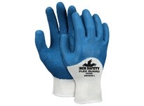 MCR FG305S FlexGuard 10 Ga Cot/Poly White Shell w/Blue Latex | YarinInd