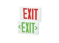 Fulham FHEX21WREMSD FireHorse Emergency Exit Sign - Thin Profile LED | White Housing & Red Letters