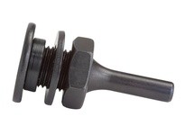 Climax Metal FHL-25X 1/2" Arbor x 1/4" Shank Flat Head Arbor Blk Ox